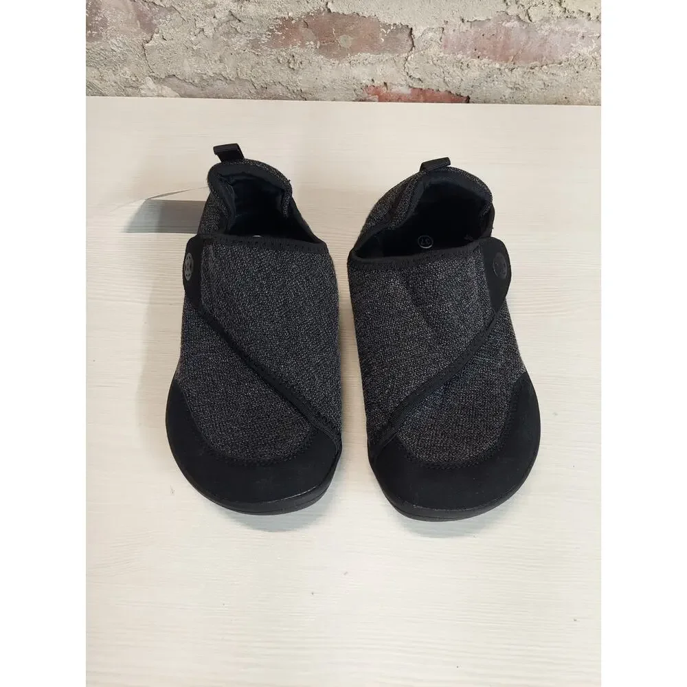 Barefoot Minimalist Water Shoes Unisex US 6.5W 5M Black Gray Hook Loop Slip New